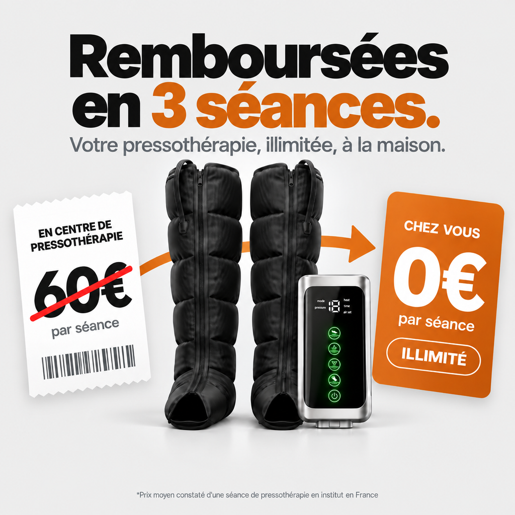 BOTTES DE PRESSOTHÉRAPIE PRO - Récupération Musculaire & Jambes Légères