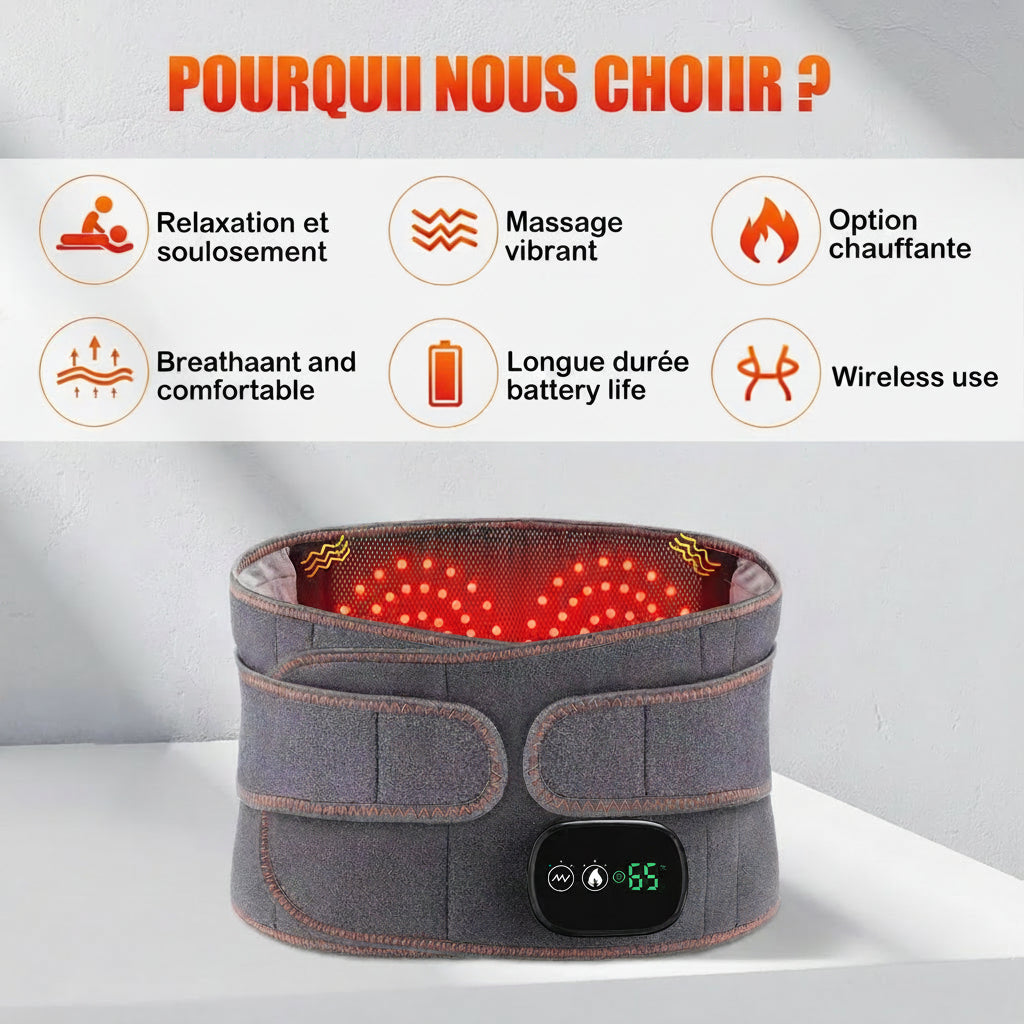 CEINTURE LOMBAIRE MASSANTE PRO