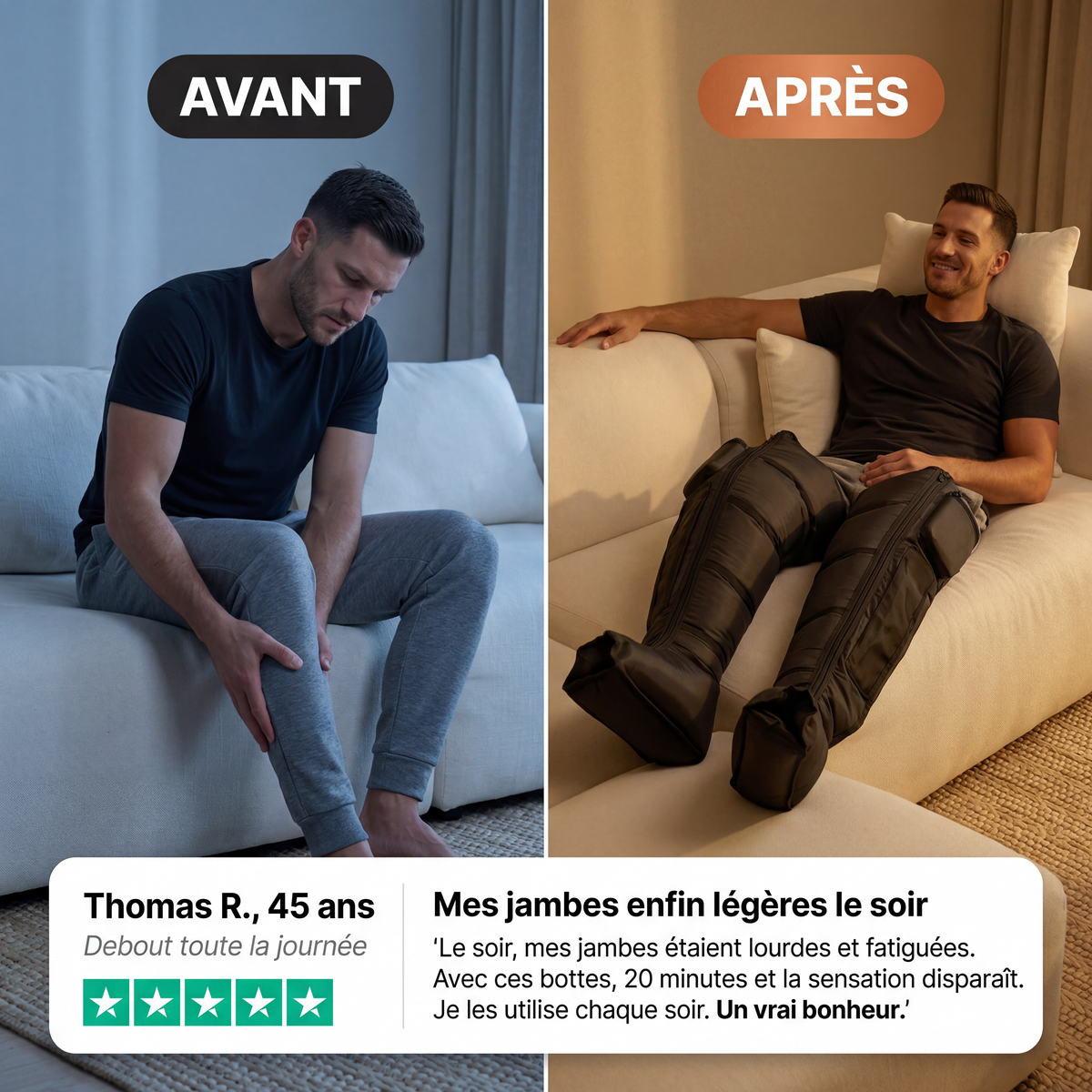 BOTTES DE PRESSOTHÉRAPIE PRO - Récupération & Circulation