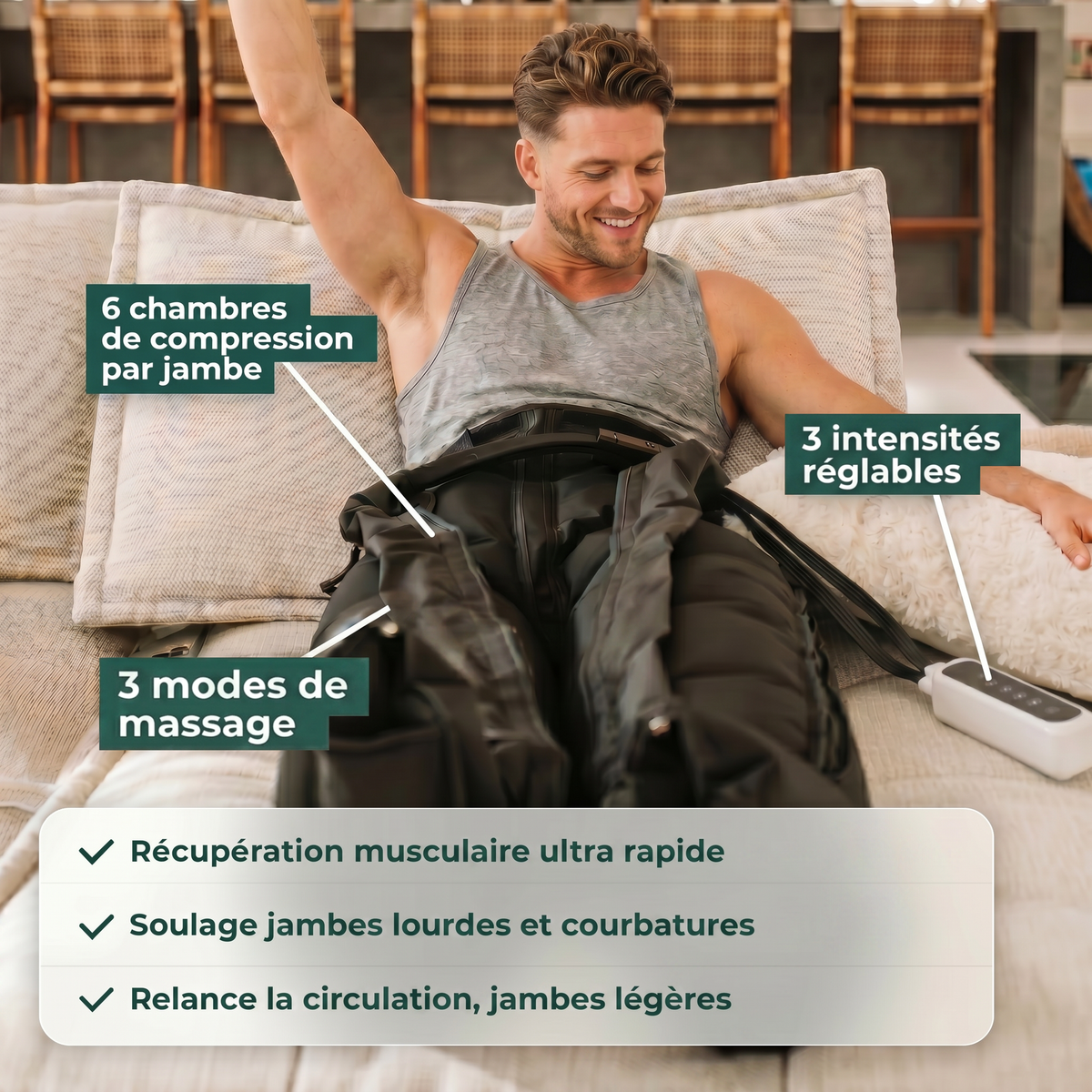 BOTTES DE PRESSOTHÉRAPIE PRO - Récupération & Circulation