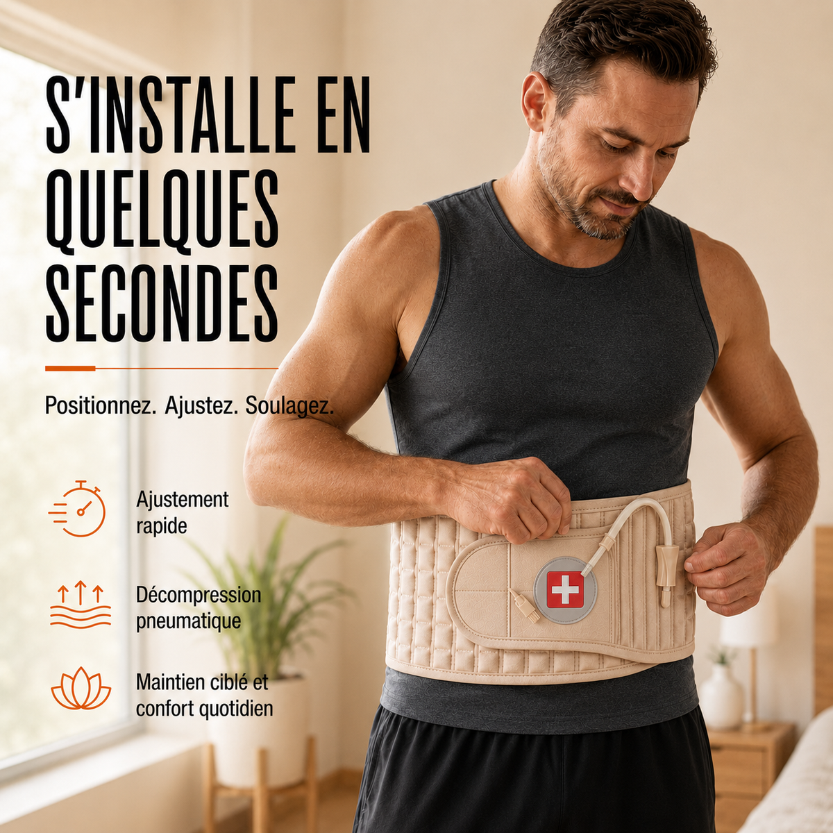CEINTURE LOMBAIRE DÉCOMPRESSION ULTRA